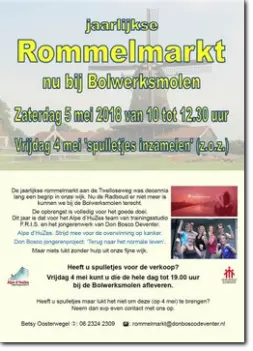 affiche rommelmarkt