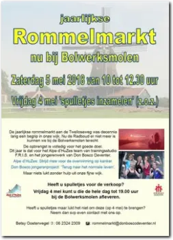 affiche rommelmarkt
